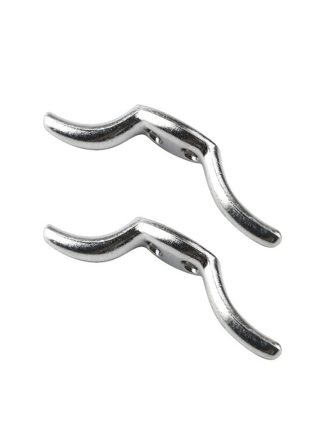 Meprotal 10pcs Blinds Cord Cleats, Metal Blind Cord Safety Rope Cleat Holder with Screws for Window Blinds Roman Shade Curtains Sun Shades Ropes - Image 5